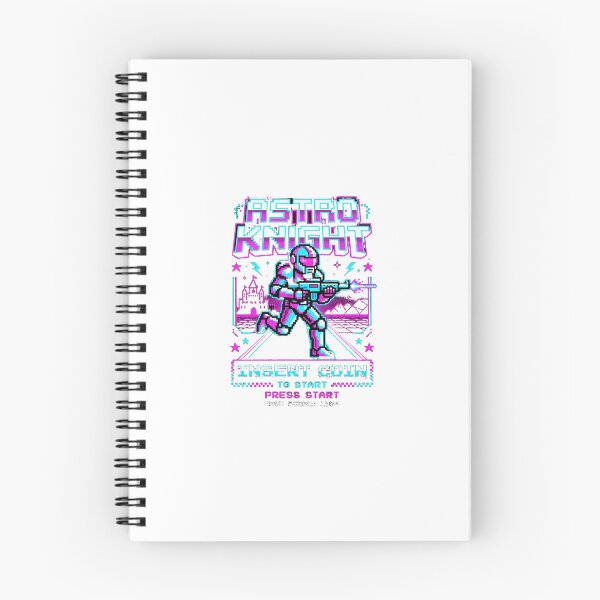 Item preview, Astro Knight Retro Arcade Pixel Art designed and sold by UrbanVoid Studio.