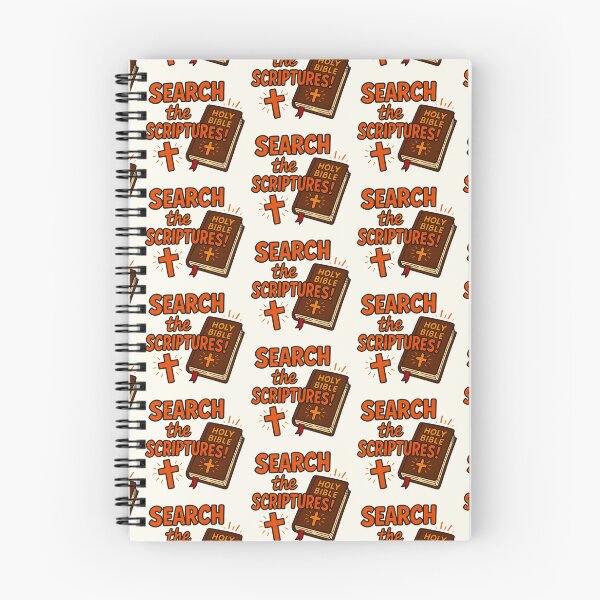 Item preview, Search the Scriptures - Bible-Cross designed and sold by binspired2shop.