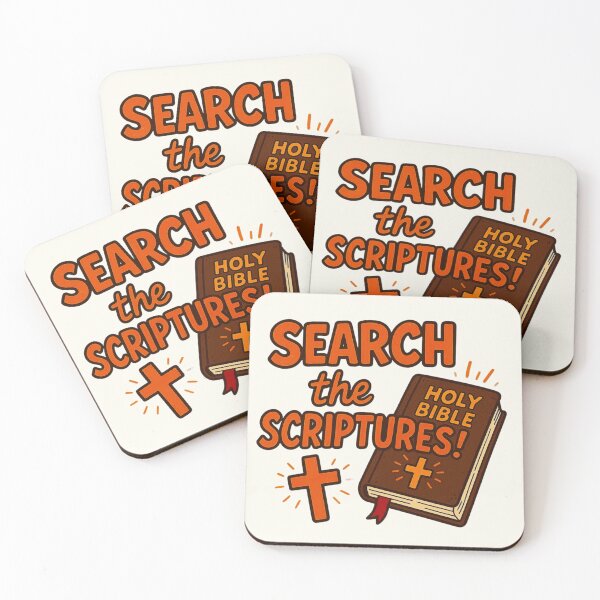 Item preview, Search the Scriptures - Bible-Cross designed and sold by binspired2shop.