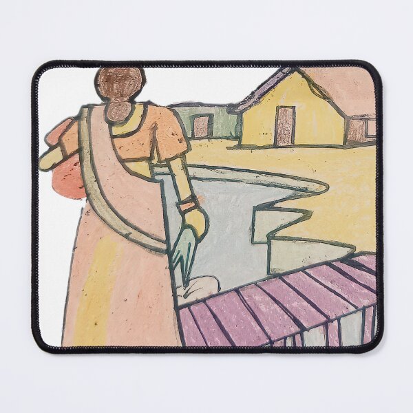 Item preview, Village Dreams: A Child's Rural India Sketch designed and sold by Prachodayat Artworks.