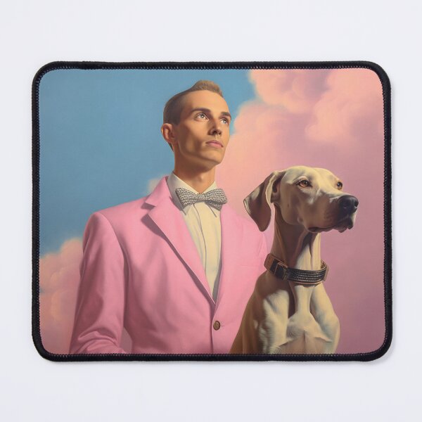Item preview, Dog in a pink jacket and bow designed and sold by anytka.