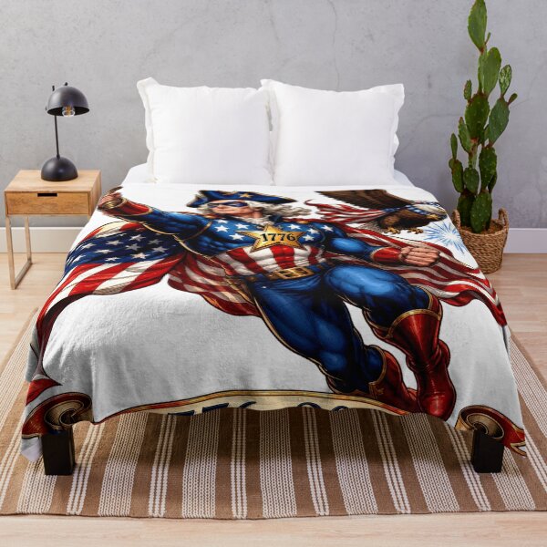 Item preview, Washington Superhero Patriotic 250th Anniversary designed and sold by Zara Art House.