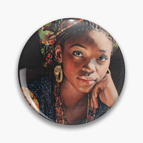 Item preview, Woman from Côte d'Ivoire - African Woman Ethnic Portrait designed and sold by Oldetimemercan.