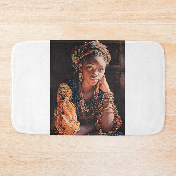 Item preview, Woman from Côte d'Ivoire - African Woman Ethnic Portrait designed and sold by Oldetimemercan.
