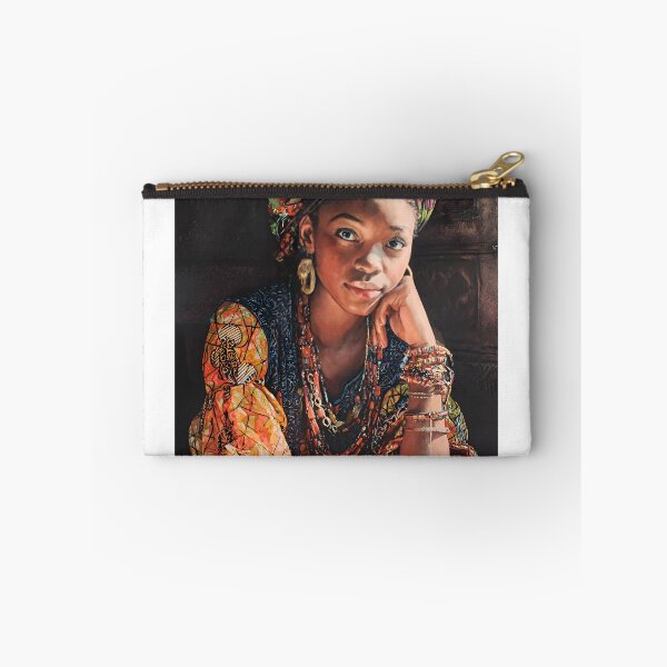Item preview, Woman from Côte d'Ivoire - African Woman Ethnic Portrait designed and sold by Oldetimemercan.