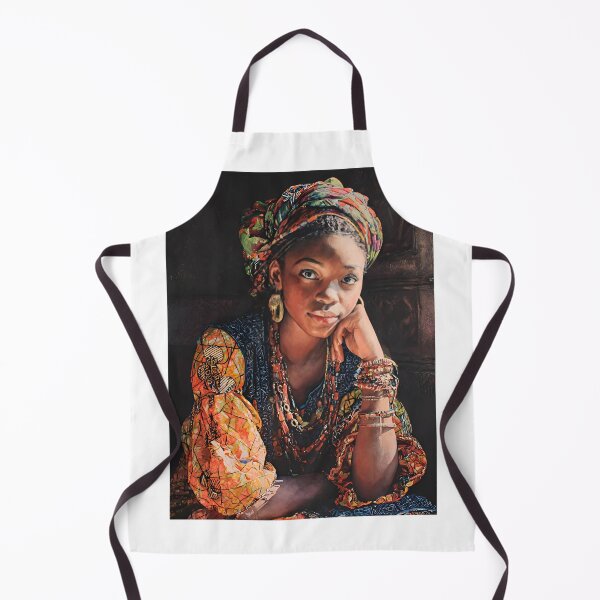 Item preview, Woman from Côte d'Ivoire - African Woman Ethnic Portrait designed and sold by Oldetimemercan.