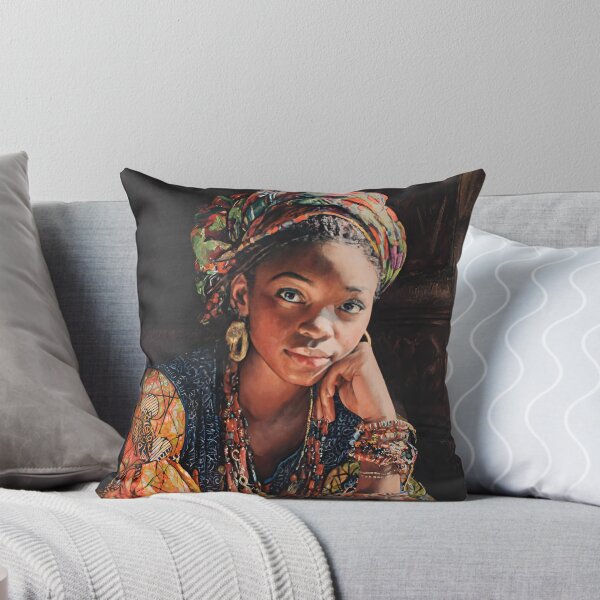 Item preview, Woman from Côte d'Ivoire - African Woman Ethnic Portrait designed and sold by Oldetimemercan.