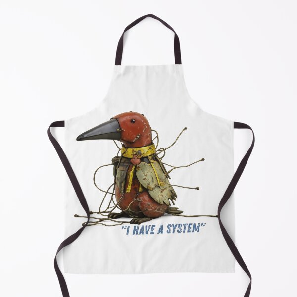 Item preview, I Have a System Funny Bird Shirt - Recycled Metal Folk Art Animal Design designed and sold by lazydogonline.
