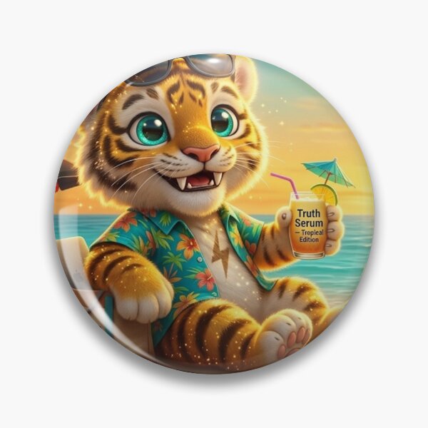Item preview, NeoTig SparkFang Out of Office Permanently Probably — Funny Vacation Humor Art designed and sold by NeoTigLuna.