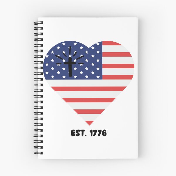 Item preview, Heart Flag Est. 1776 designed and sold by ZenfiniteDesign.