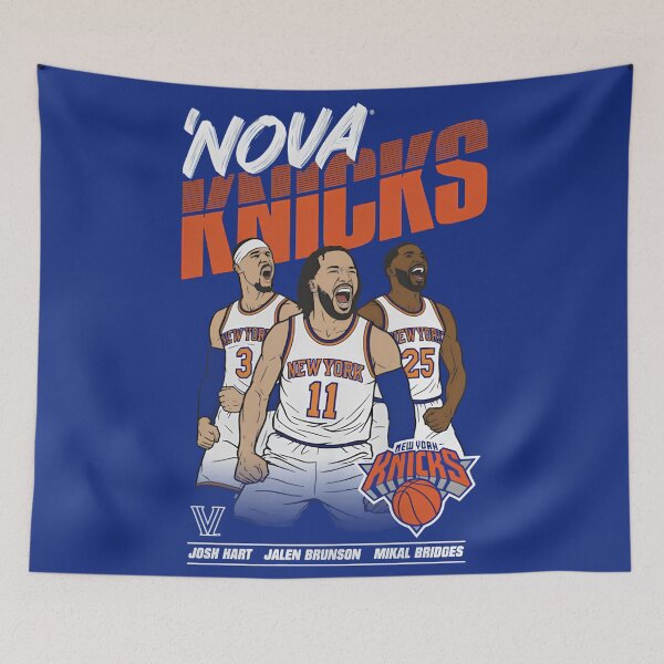 Item preview, Brunson,Hart and Bridges For Nova Knicks designed and sold by tayjeffrey61.