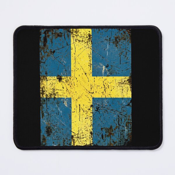 Item preview, Vintage Sweden Flag Distressed Swedish Pride Scandinavian Heritage Shirt designed and sold by ArcaneArtistry.