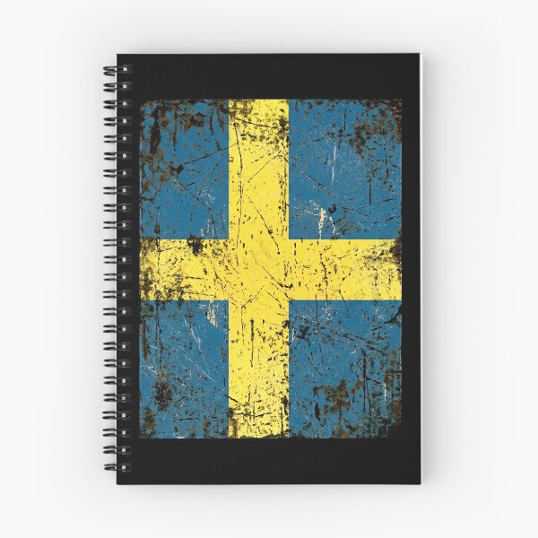 Item preview, Vintage Sweden Flag Distressed Swedish Pride Scandinavian Heritage Shirt designed and sold by ArcaneArtistry.