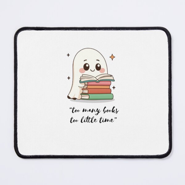 Item preview, Too Many Books Too Little Time Cute Ghost Reading A Book designed and sold by FikraS.