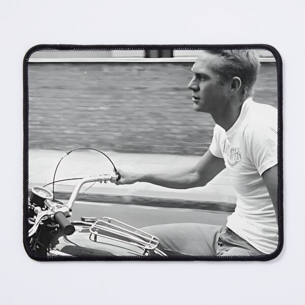 Item preview, Steve McQueen on a Motorcycle designed and sold by Squirrel Adventurous.