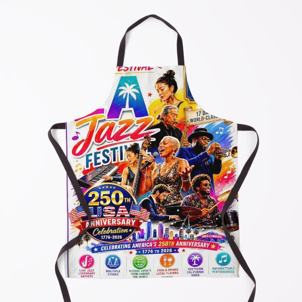 Item preview, LA JAZZ FESTIVAL - Aug. 7-23, 2026 - Celebrating 250th USA Anniversary designed and sold by DBM Photo Art 1.