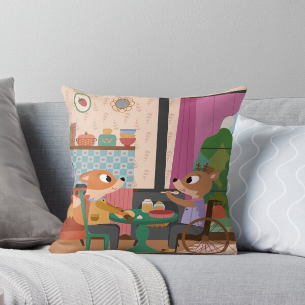Item preview, Illustration "Fox and deer in June" designed and sold by Allihorn.