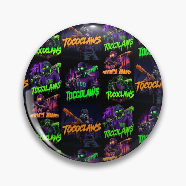 Item preview, TOCOCLAWS Zombie Slugger: Biohazard Red Gas Mask Baseball Throw Blanket designed and sold by TOCOCLAWS.