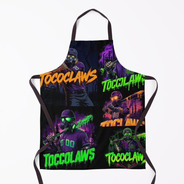 Item preview, TOCOCLAWS Zombie Slugger: Biohazard Red Gas Mask Baseball Throw Blanket designed and sold by TOCOCLAWS.