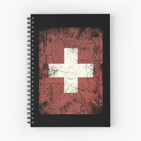 Item preview, Vintage Switzerland Flag Distressed Swiss Pride Alpine Heritage Shirt designed and sold by ArcaneArtistry.