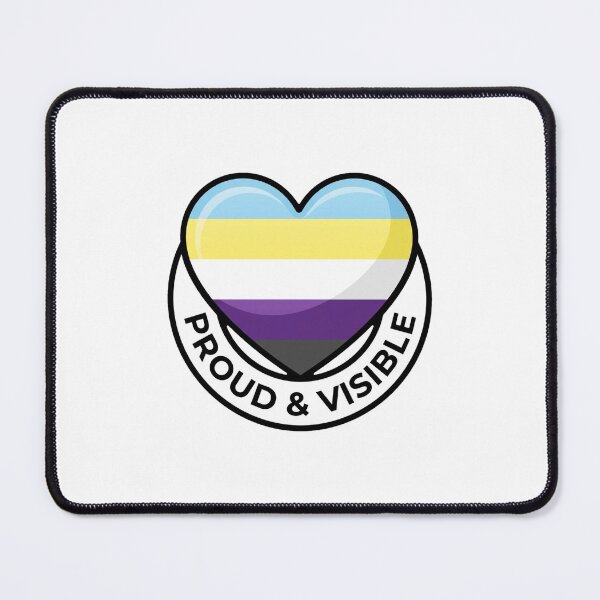 Item preview, Nofemsexual Pride Flag Heart Visible Banner designed and sold by DuckOddity.