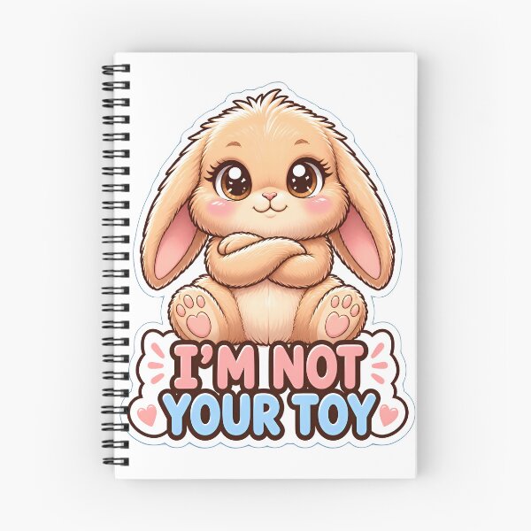 Item preview, I'm Not Your Toy | Cute Kawaii Bunny Rabbit Lover Gift designed and sold by Bettybee00.