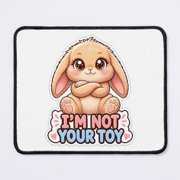 Item preview, I'm Not Your Toy | Cute Kawaii Bunny Rabbit Lover Gift designed and sold by Bettybee00.