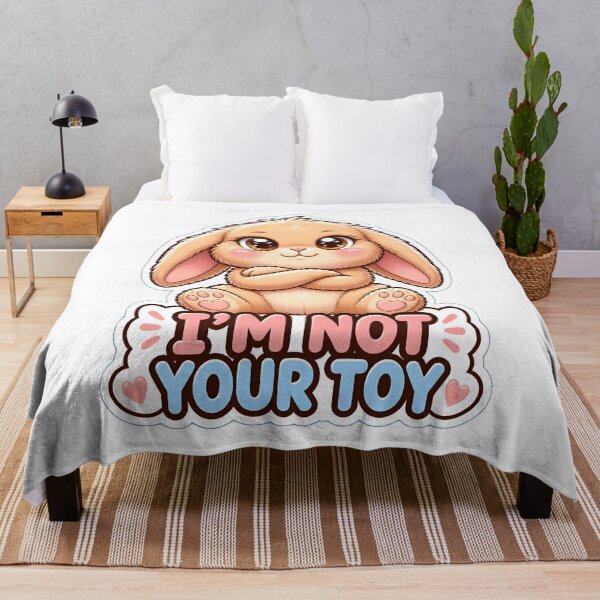 Item preview, I'm Not Your Toy | Cute Kawaii Bunny Rabbit Lover Gift designed and sold by Bettybee00.
