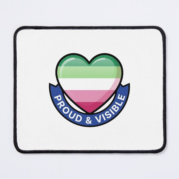 Item preview, Abrosexual Pride Flag Heart Visible Banner designed and sold by DuckOddity.
