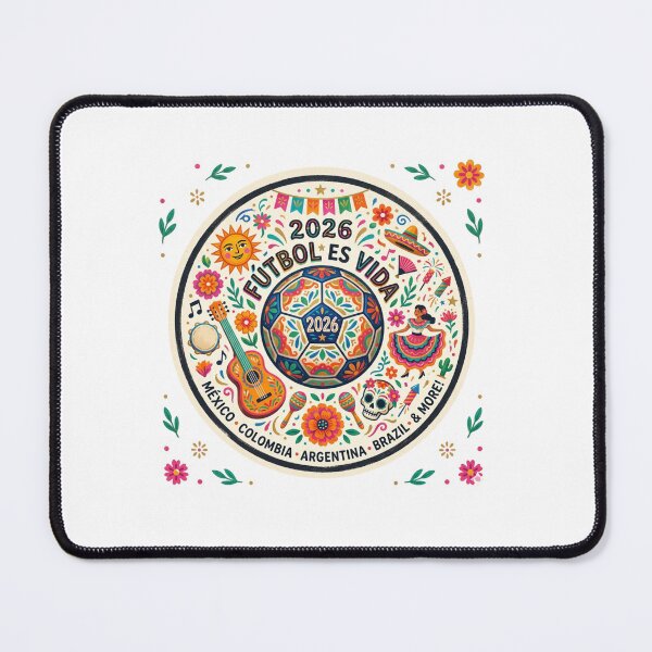 Item preview, Fútbol es Vida — Latin Football Fiesta Art Mexico Colombia Brazil designed and sold by KariGoStudio.