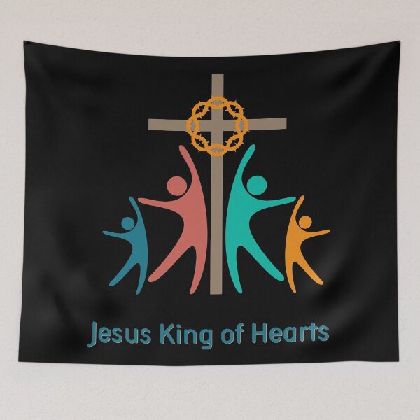Item preview, Jesus King Of Hearts designed and sold by AMCreatix.