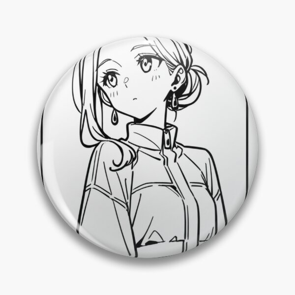 Item preview, Fashion - Woman in White Puffer Jacket Low Bun Anime Variant 2 designed and sold by AnimeShin.