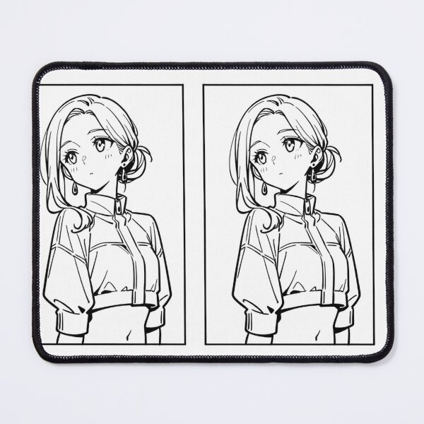 Item preview, Fashion - Woman in White Puffer Jacket Low Bun Anime Variant 2 designed and sold by AnimeShin.