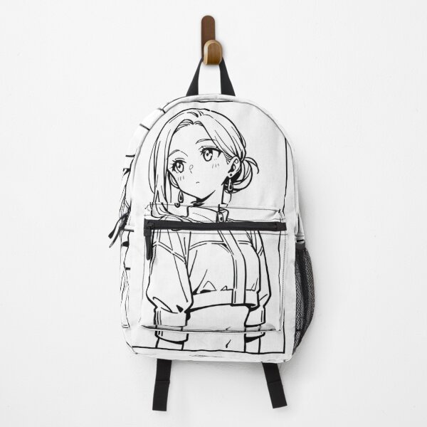 Item preview, Fashion - Woman in White Puffer Jacket Low Bun Anime Variant 2 designed and sold by AnimeShin.