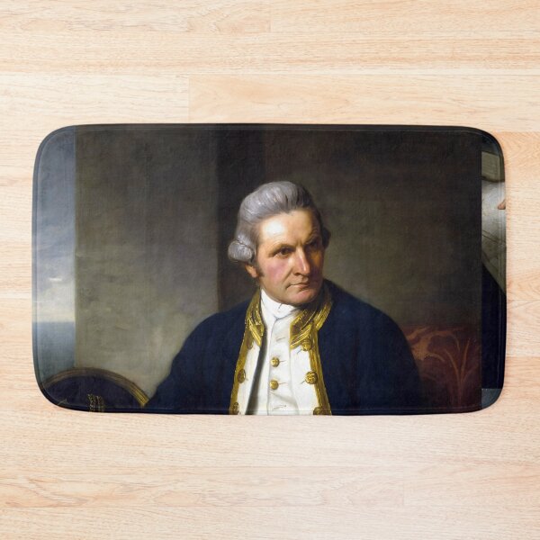 Artikelvorschau, Porträt von Kapitän James Cook entworfen und verkauft von Jon-Baran.