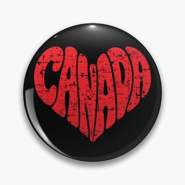 Item preview, CANADA Heart Distressed Vintage Typography Design – Patriotic CANADA Love Graphic designed and sold by Yodypee.