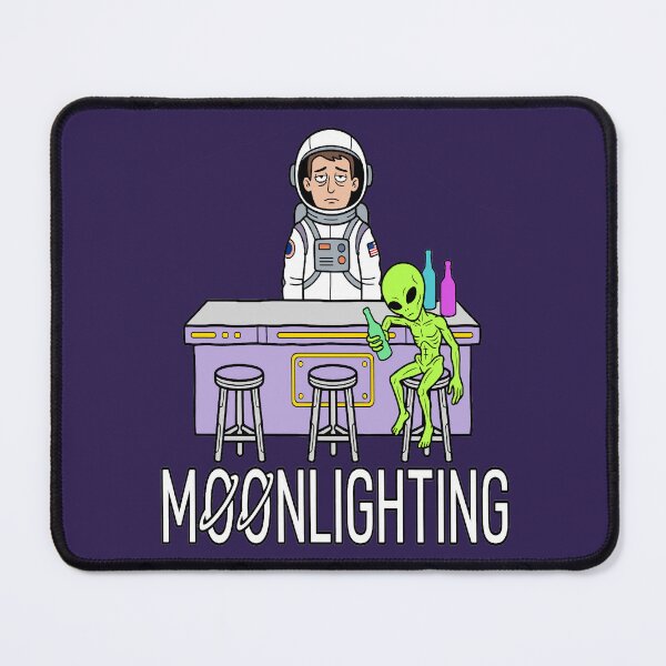 Item preview, Moonlighting - Depressed Astronaut Bartender designed and sold by Regal Rev.