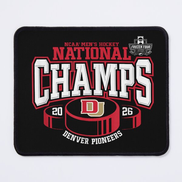 Item preview, Denver Pioneers Men’s Hockey 2026 National Champs Puck Design designed and sold by WoodrowCaldwell.