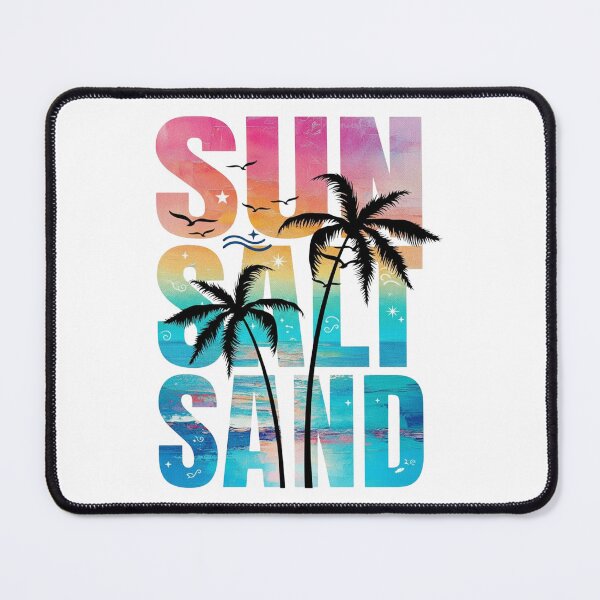 Item preview, Sun Sand Salt Beach, Summer Vacation, Beach, Summer designed and sold by toongstudio.