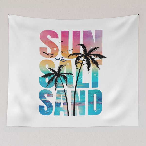 Item preview, Sun Sand Salt Beach, Summer Vacation, Beach, Summer designed and sold by toongstudio.