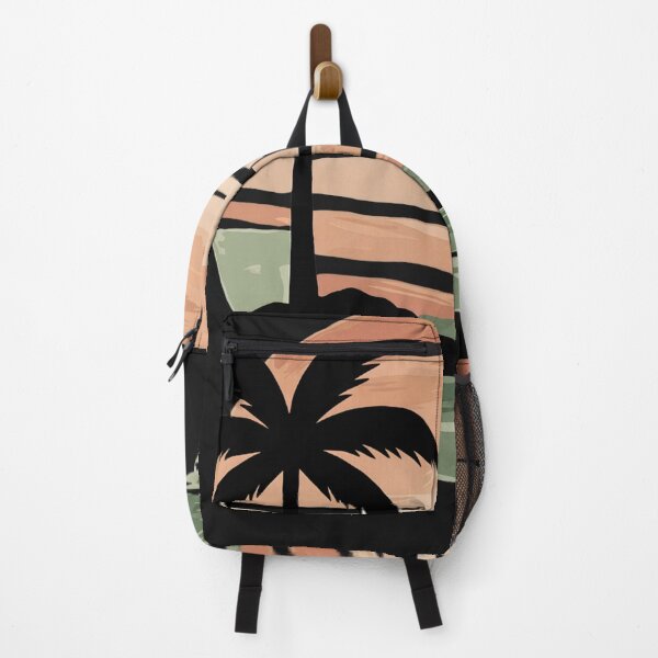 Item preview, Tropical Sunset Palm Silhouette Over Ocean Beach designed and sold by LinaDesign Store.