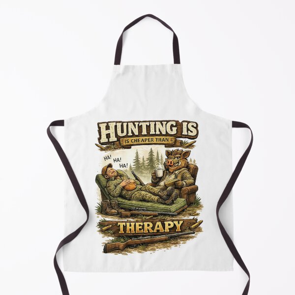 Item preview, Hunting Is Cheaper Than Therapy - Funny Hunter Design designed and sold by C6S5M.