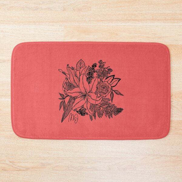 Item preview, Inkborne Bouquet  - Neon Red designed and sold by DancingMotifs.