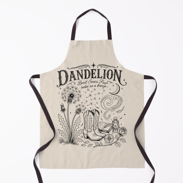 Item preview, Dandelion, Vintage Wildflower, Indie Folk Style, Cowgirl Boots, Country Aesthetic designed and sold by toongstudio.