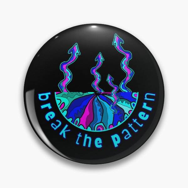 Item preview, Break the Pattern - Colorful Abstract Freedom Design designed and sold by PatykArt.