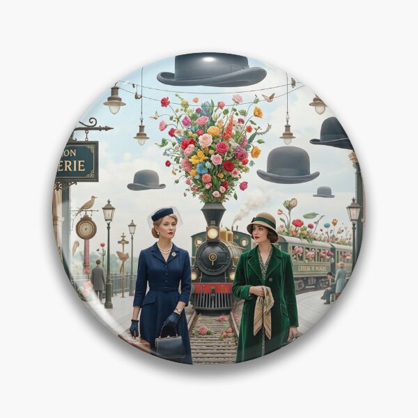 Item preview, Vinyl Nostalgia – Whimsical Vintage Record Store Painting designed and sold by marianka91.