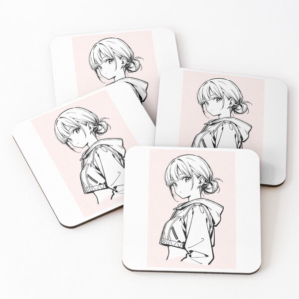 Item preview, Fashion - Woman in White Puffer Jacket Low Bun Anime Variant 3 designed and sold by AnimeShin.