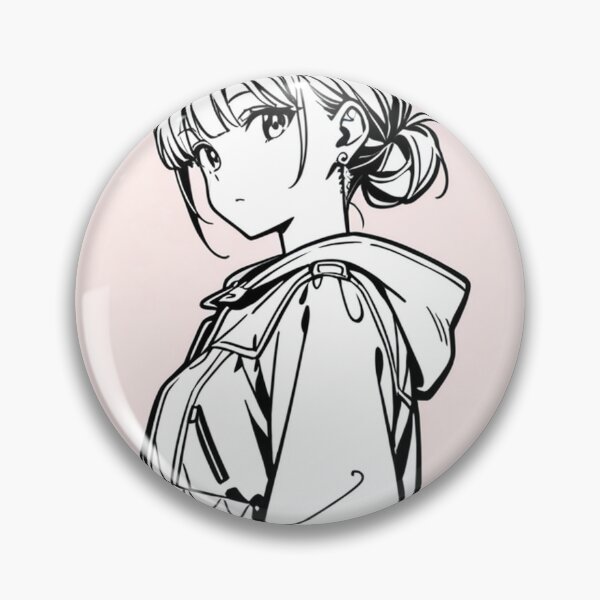 Item preview, Fashion - Woman in White Puffer Jacket Low Bun Anime Variant 3 designed and sold by AnimeShin.