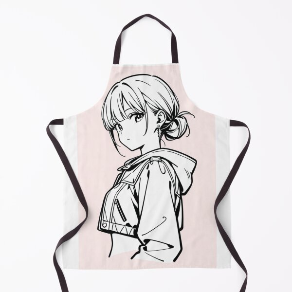 Item preview, Fashion - Woman in White Puffer Jacket Low Bun Anime Variant 3 designed and sold by AnimeShin.