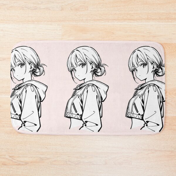 Item preview, Fashion - Woman in White Puffer Jacket Low Bun Anime Variant 3 designed and sold by AnimeShin.